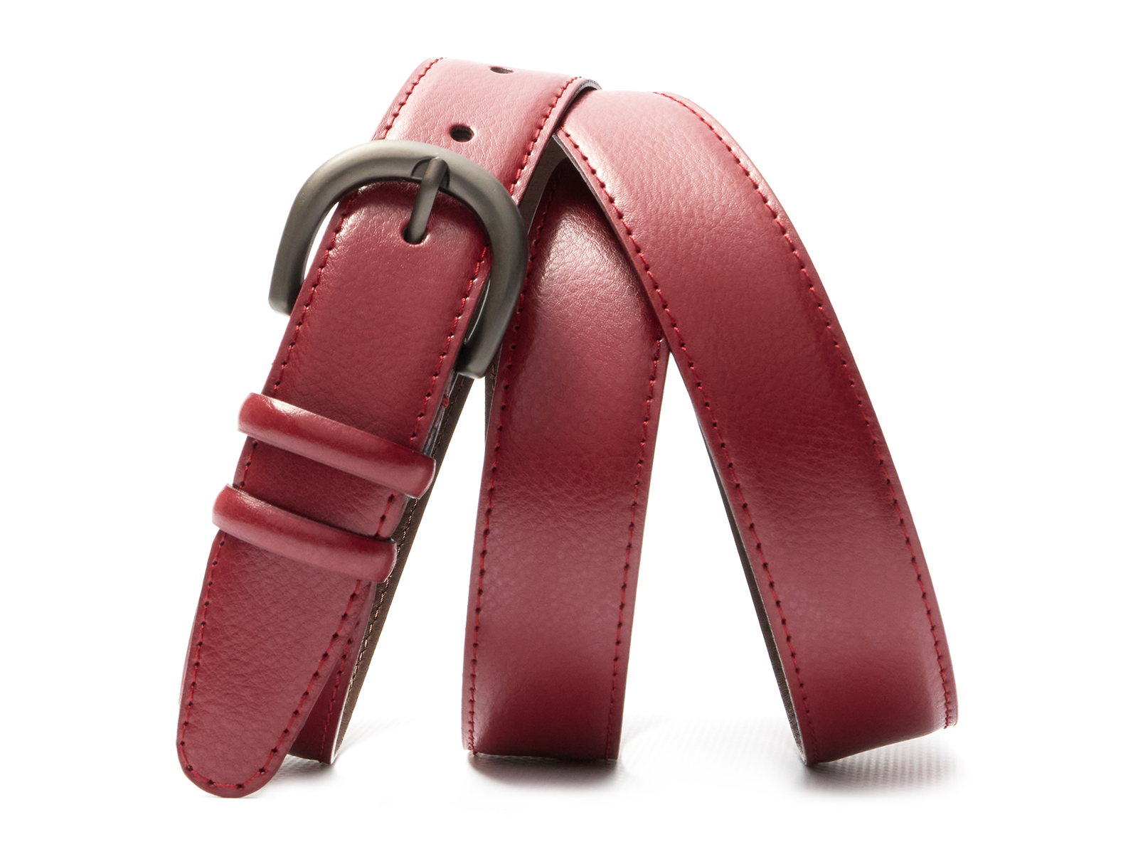 Кожаный винный женский джинсовый ремень B30-2142