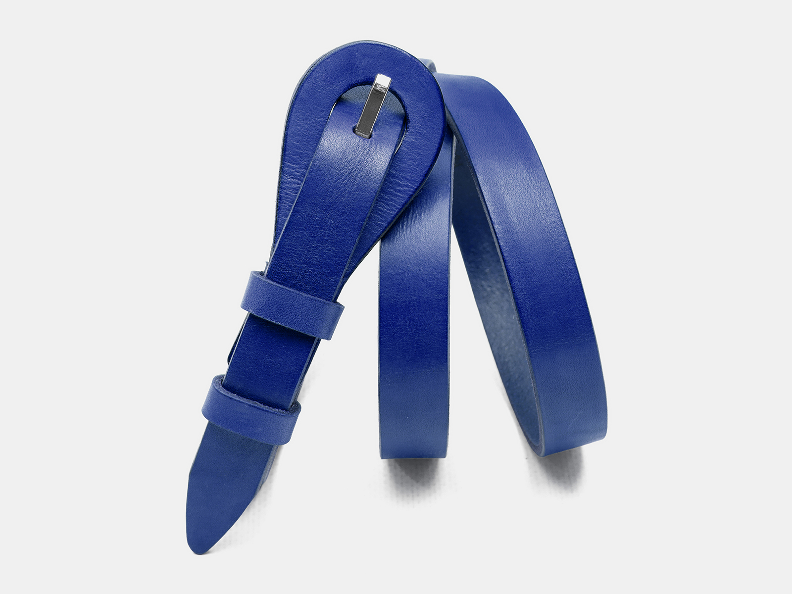 Кожаный электрик женский джинсовый ремень B20-33