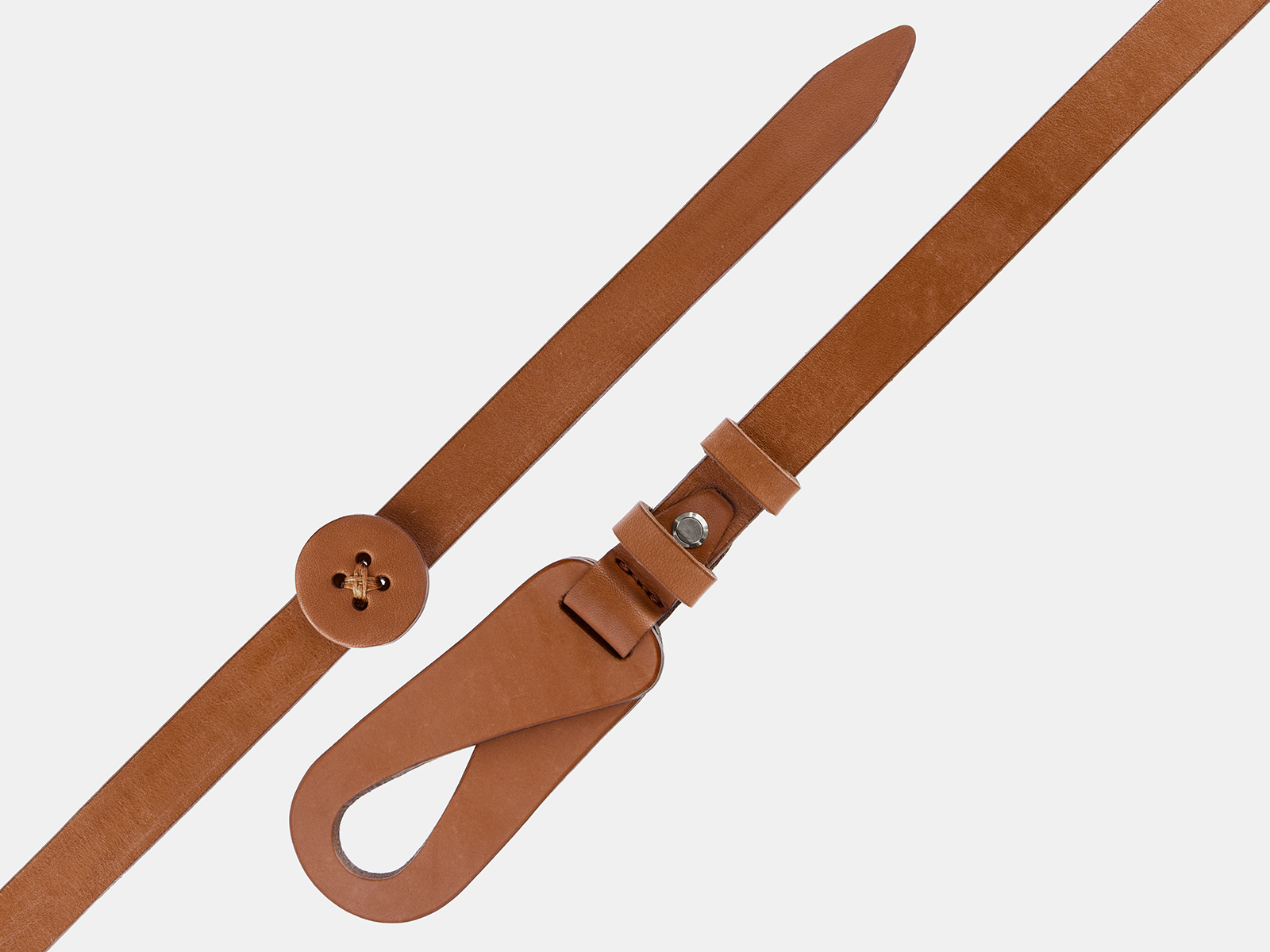 Кожаный охра женский джинсовый ремень B20-38