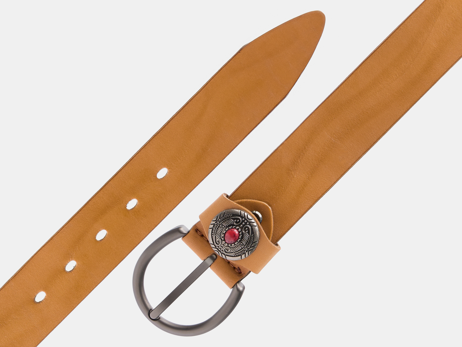 Кожаный манго женский джинсовый ремень B40-2380