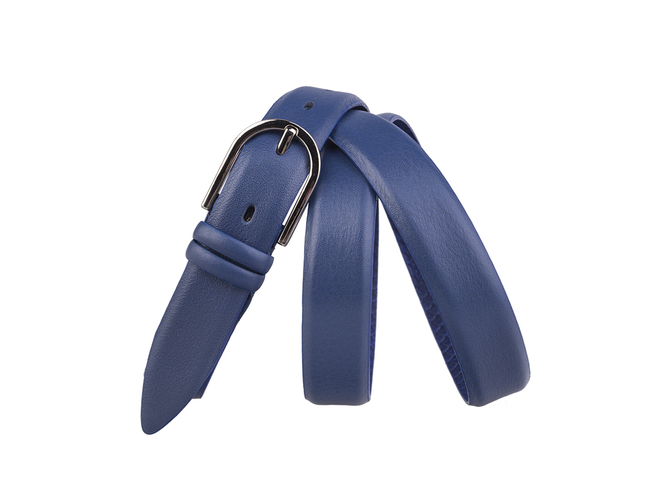 Кожаный  женский узкий ремень R25-16